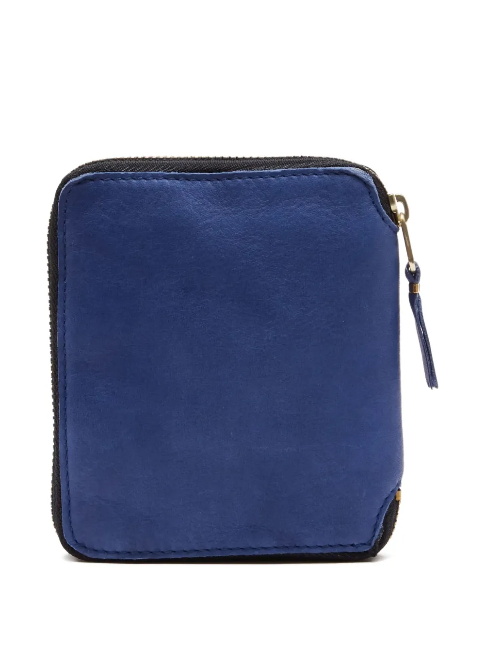 Comme Des Garçons Comme Des Garçons washed zip-around wallet Blauw