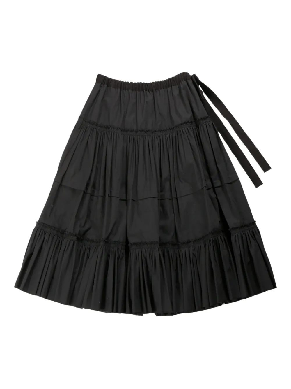 Comme des Garçons TAO cotton midi skirt - ブラック Comme des Garçons TAO cotton midi skirt - ブラック