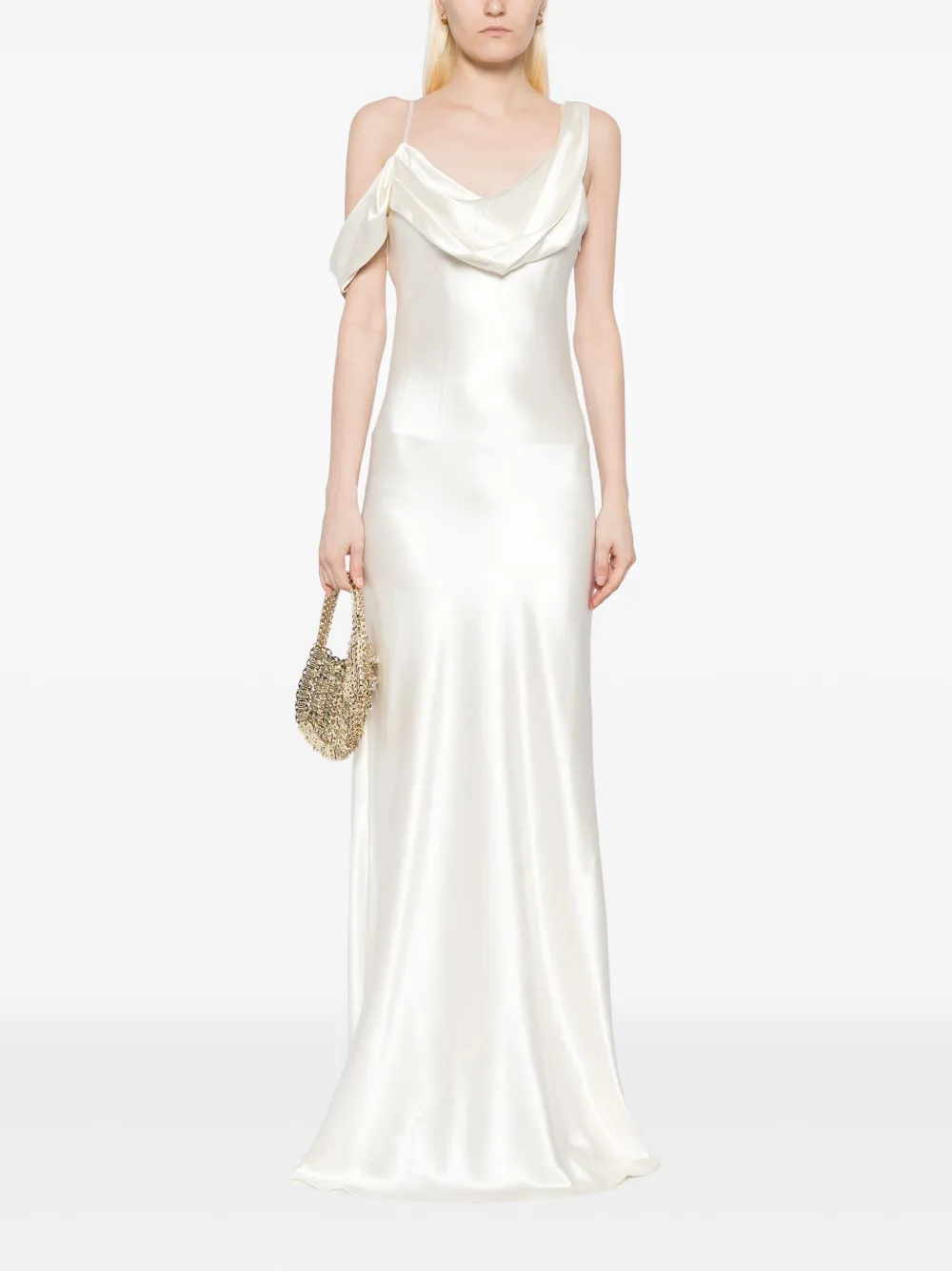 Reformation Ronda jurk - Beige