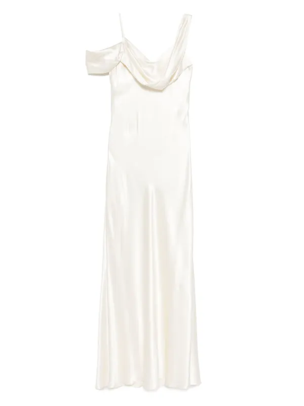 reformation ronda asymmetrical cowl-neck silk maxi dress How to Loose a Guy in 10 Days Dress  Orbit by Aoife