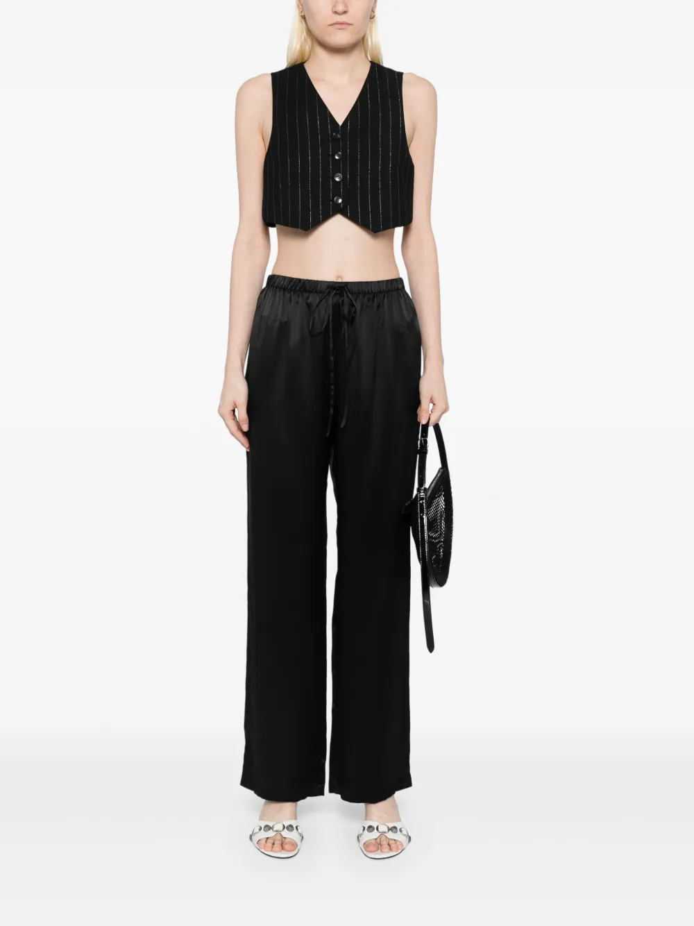 Reformation Olina broek - Zwart