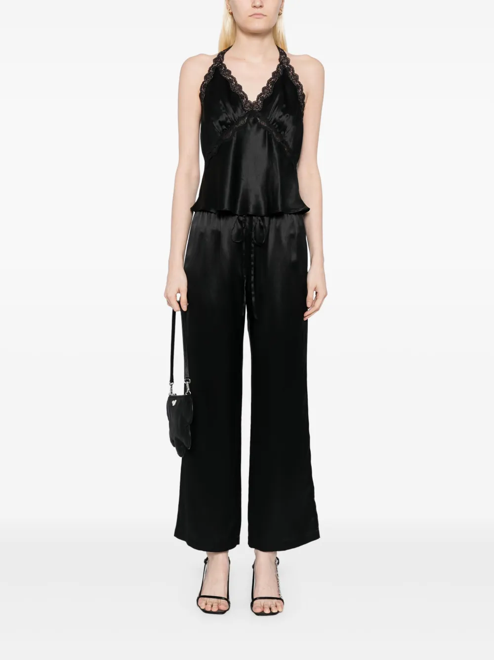 Reformation Monica top - Zwart
