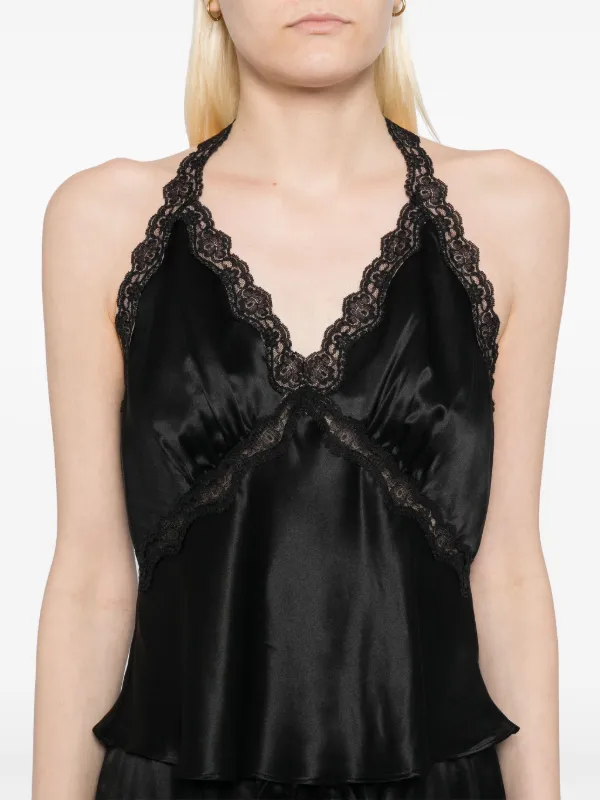 Reformation Monica Top | Black | FARFETCH