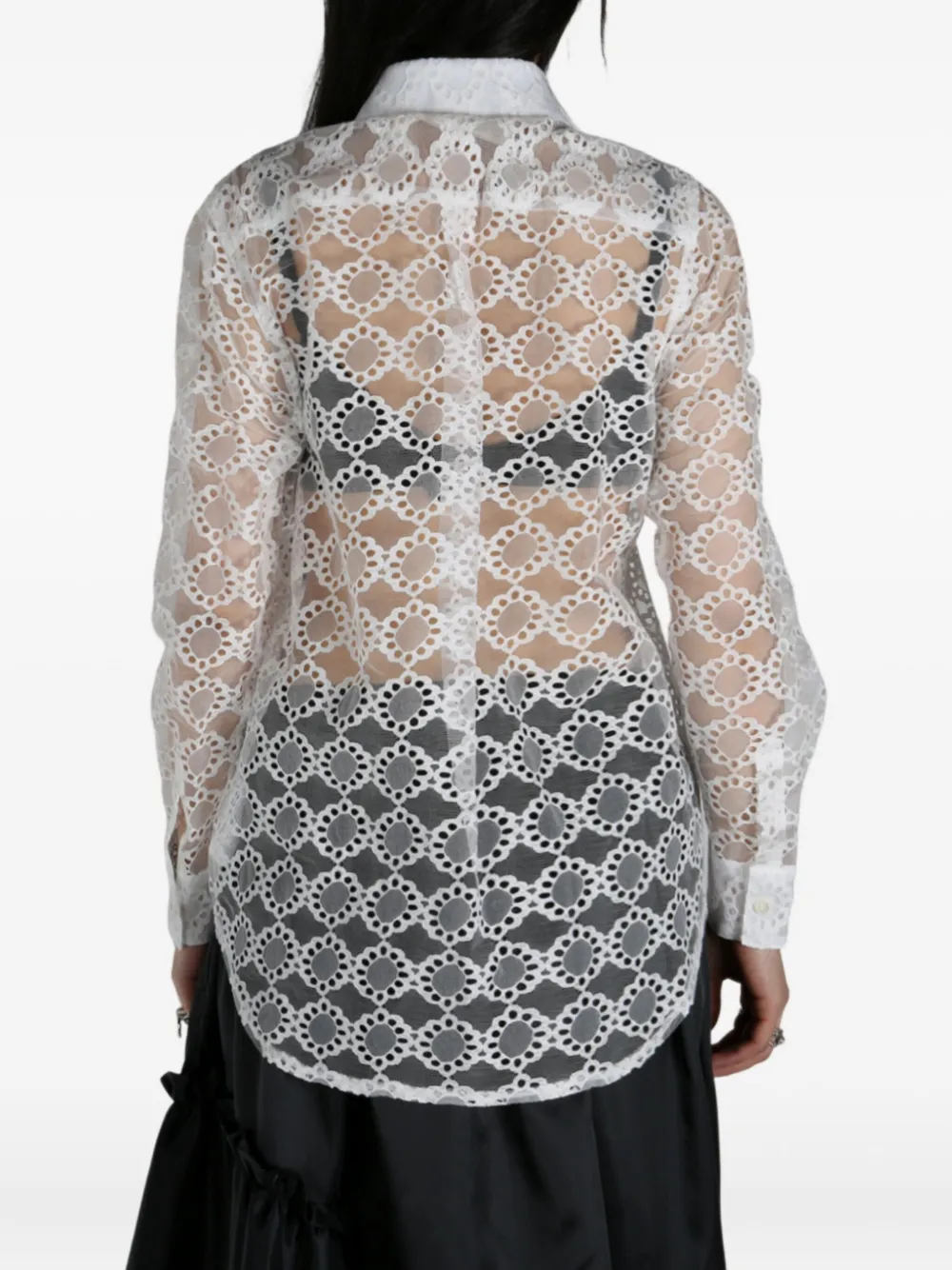 COMME DES GARÇONS SHEER LACE SHIRT 