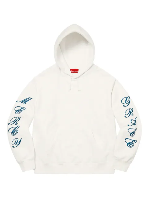 Supreme hoodie Patches Spiral 'SS23 - White'