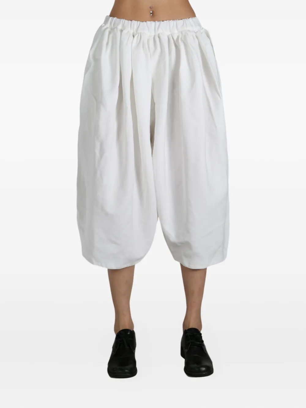 COMME DES GARÇONS ELASTICATED-WAISTBAND SHORTS 