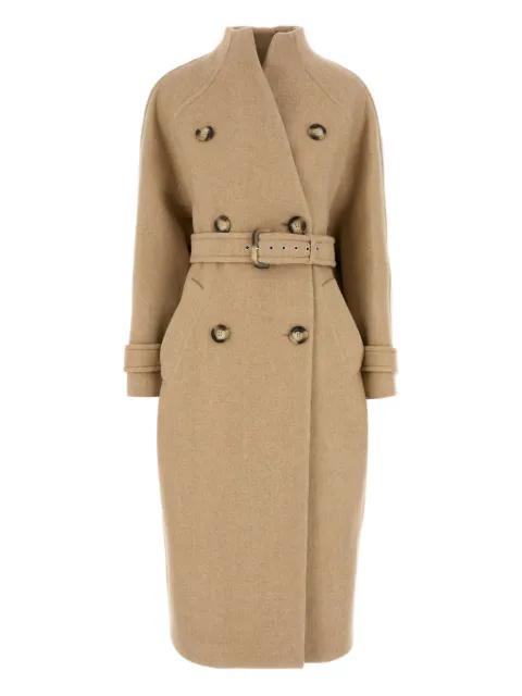 Sportmax Adatti double-breasted belted coat