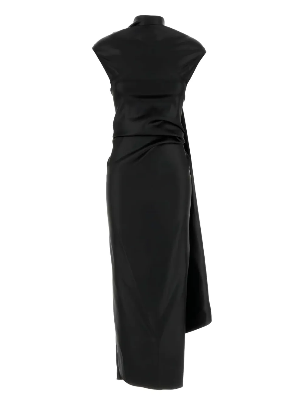 Abadani draped-detail gown