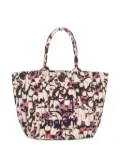 ISABEL MARANT butterfly-print tote bag - Black