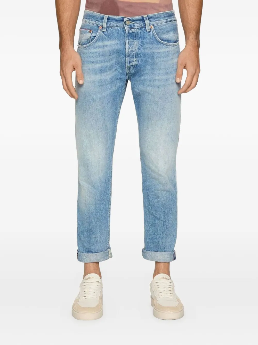 DONDUP Jeans met omgeslagen pijpen - Blauw