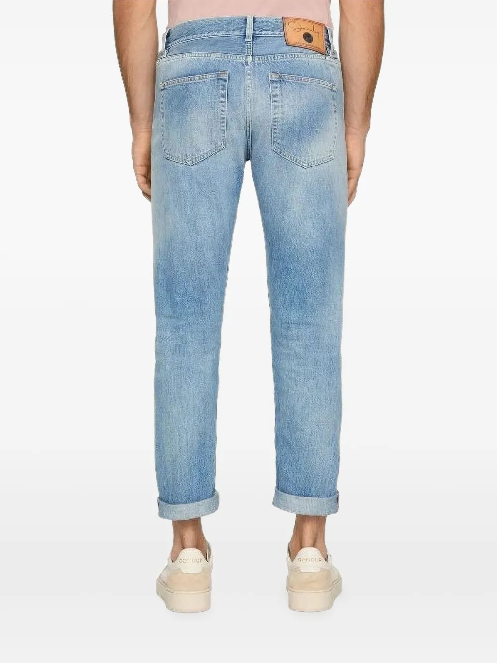 DONDUP Jeans met omgeslagen pijpen Blauw
