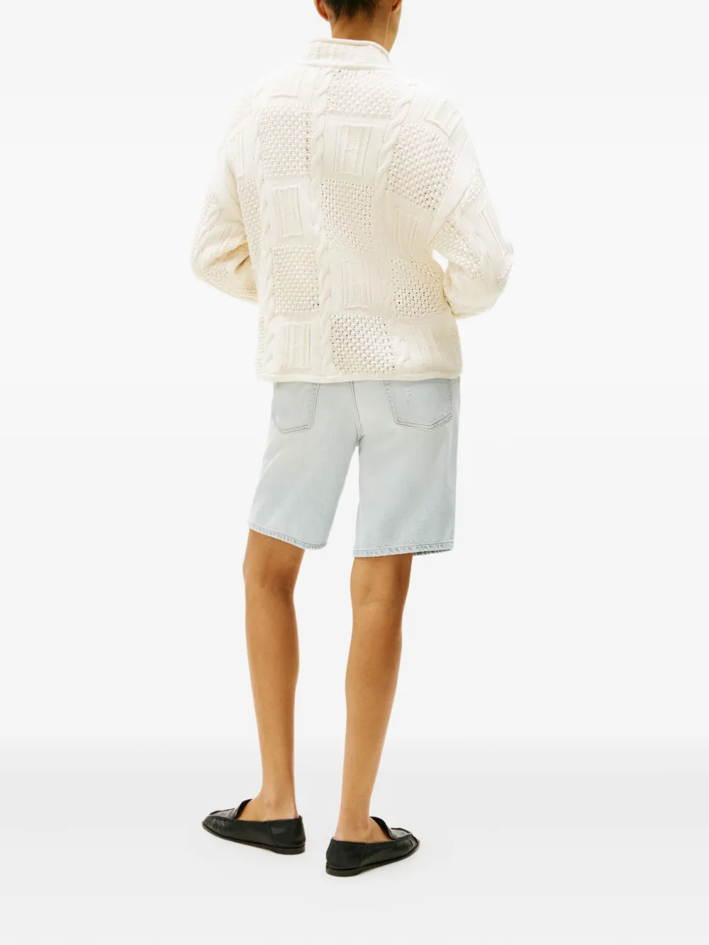 Tommy Hilfiger Cable-knit Sweater In White