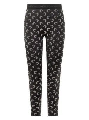 Marine Serre Fuseaux Moon recycled-jersey Leggings
