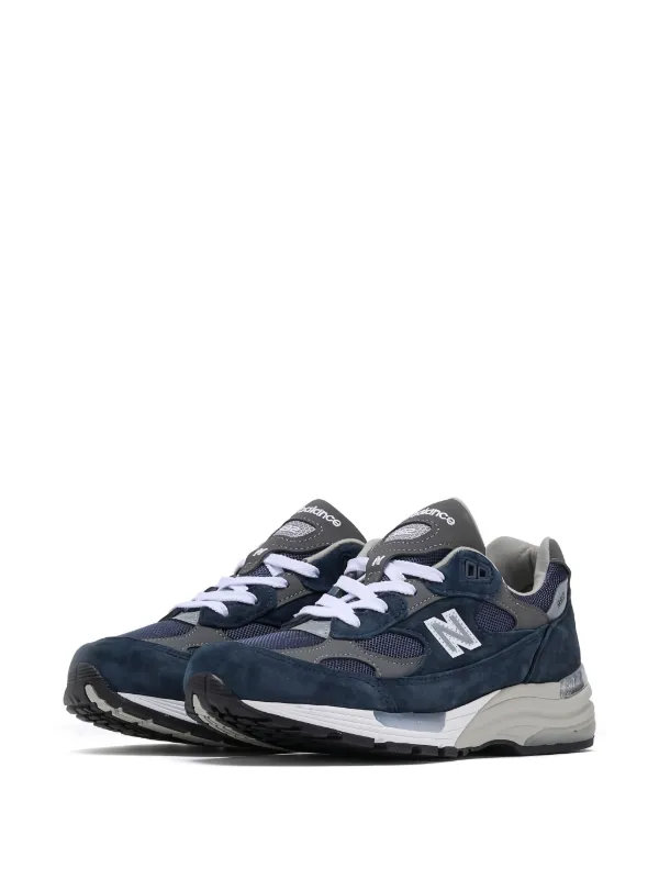 New Balance 992 Suede Trainers | Blue | FARFETCH