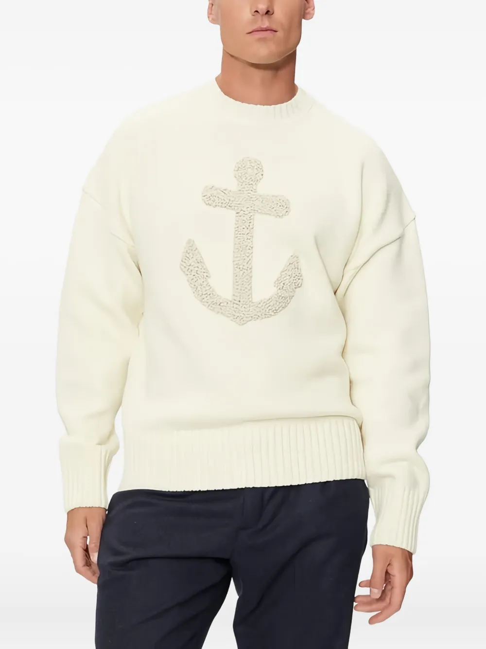 Paul & Shark anchor sweater | White | Image 1