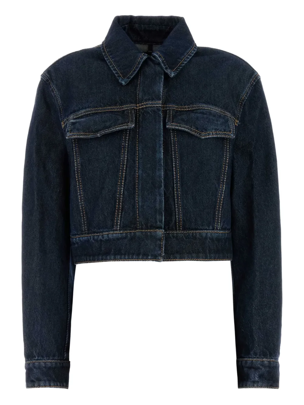 SPORTMAX CROPPED DENIM JACKET 