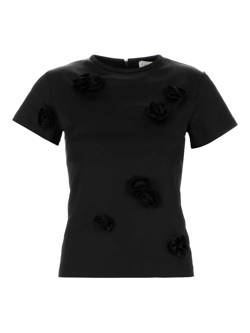 Sportmax Mendoza floral-appliqué top | Black | Image 1