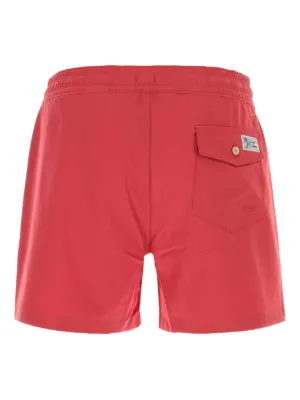 Polo Ralph Lauren logo-embroidered Drawstring Swim Shorts | Red