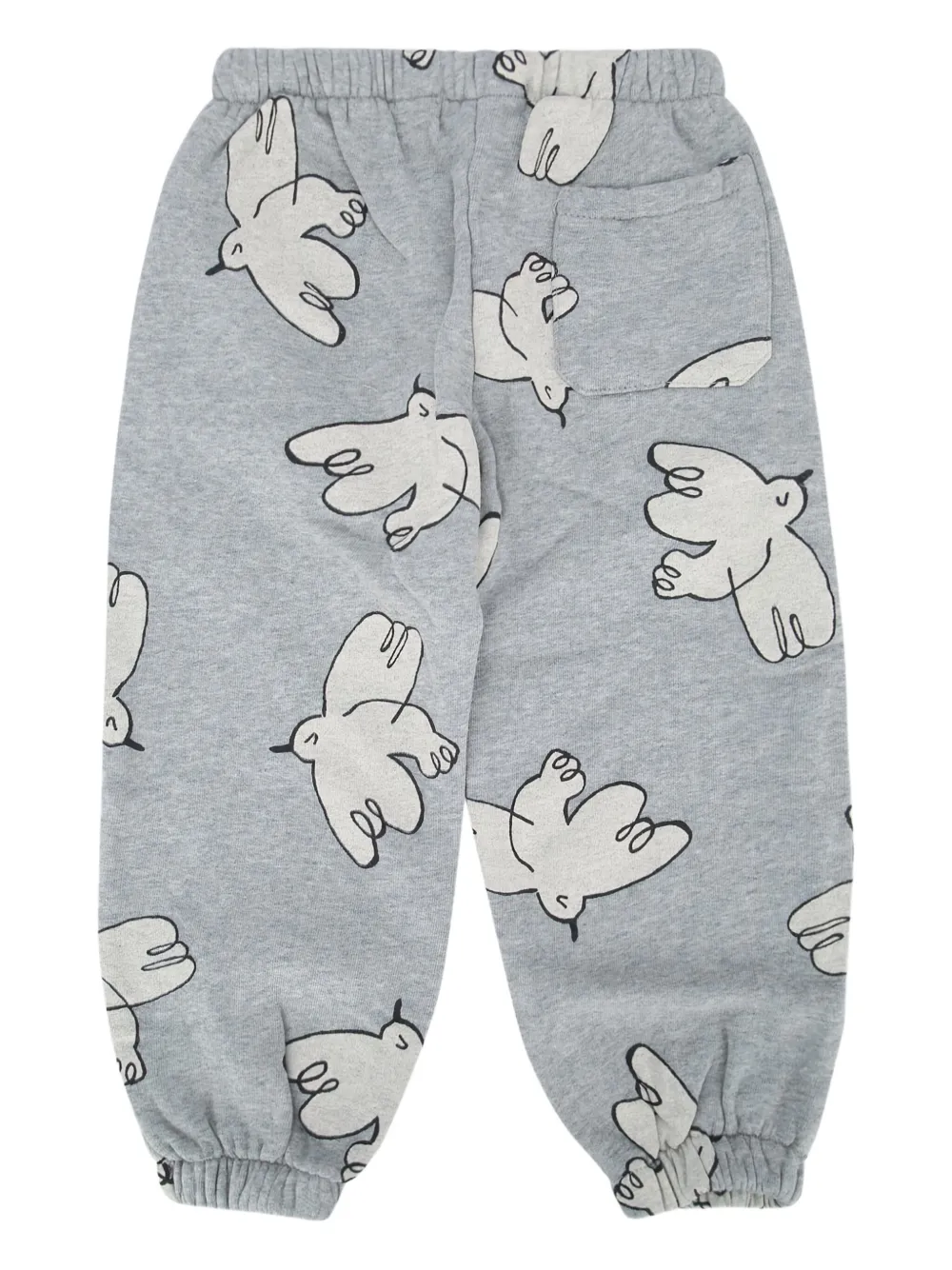 Bobo Choses bird-print jogging pants Grijs