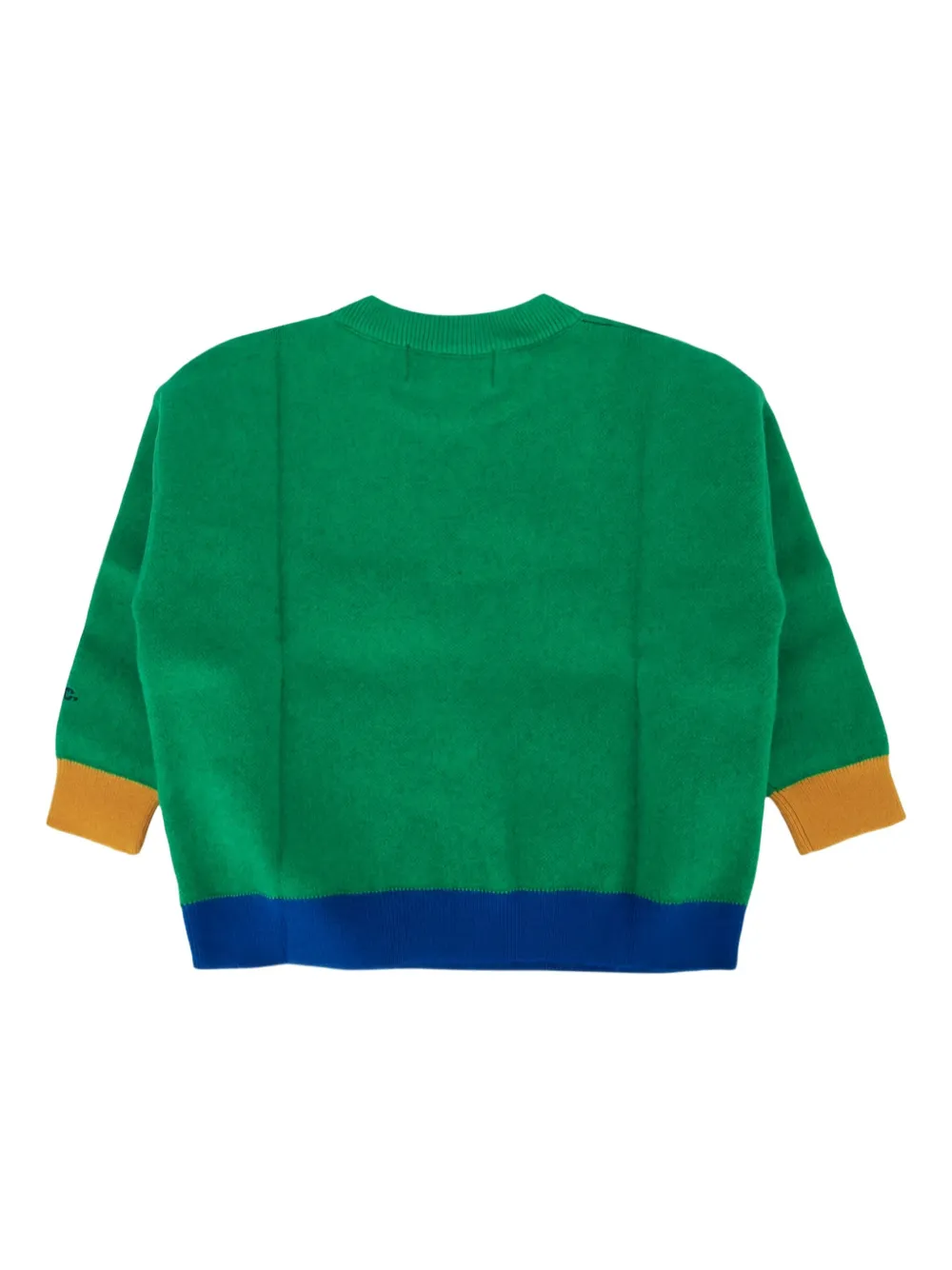 Bobo Choses squirrel jacquard sweat Groen
