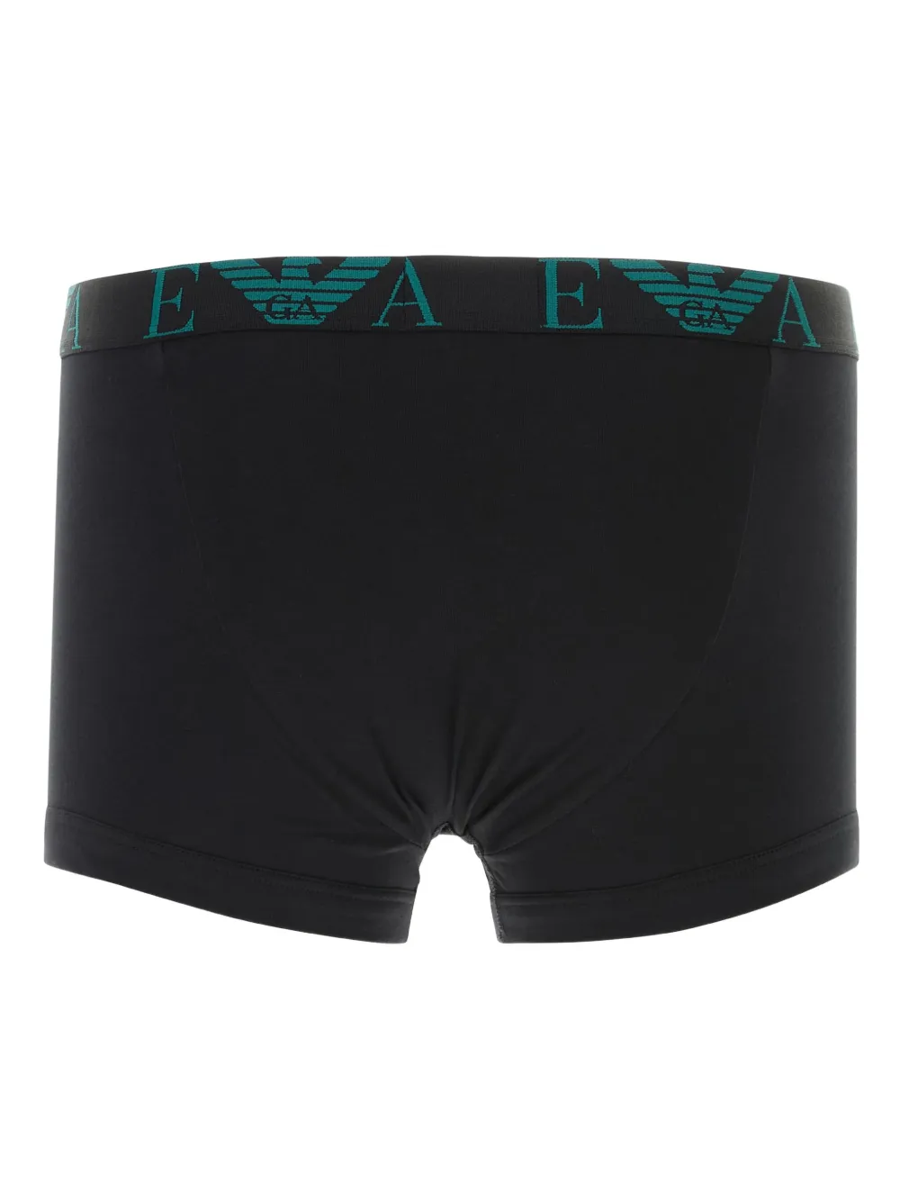 Emporio Armani Drie boxershorts met logoband Zwart