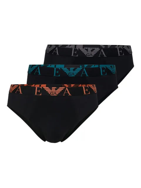 Emporio Armani logo-waistband briefs (pack of three)