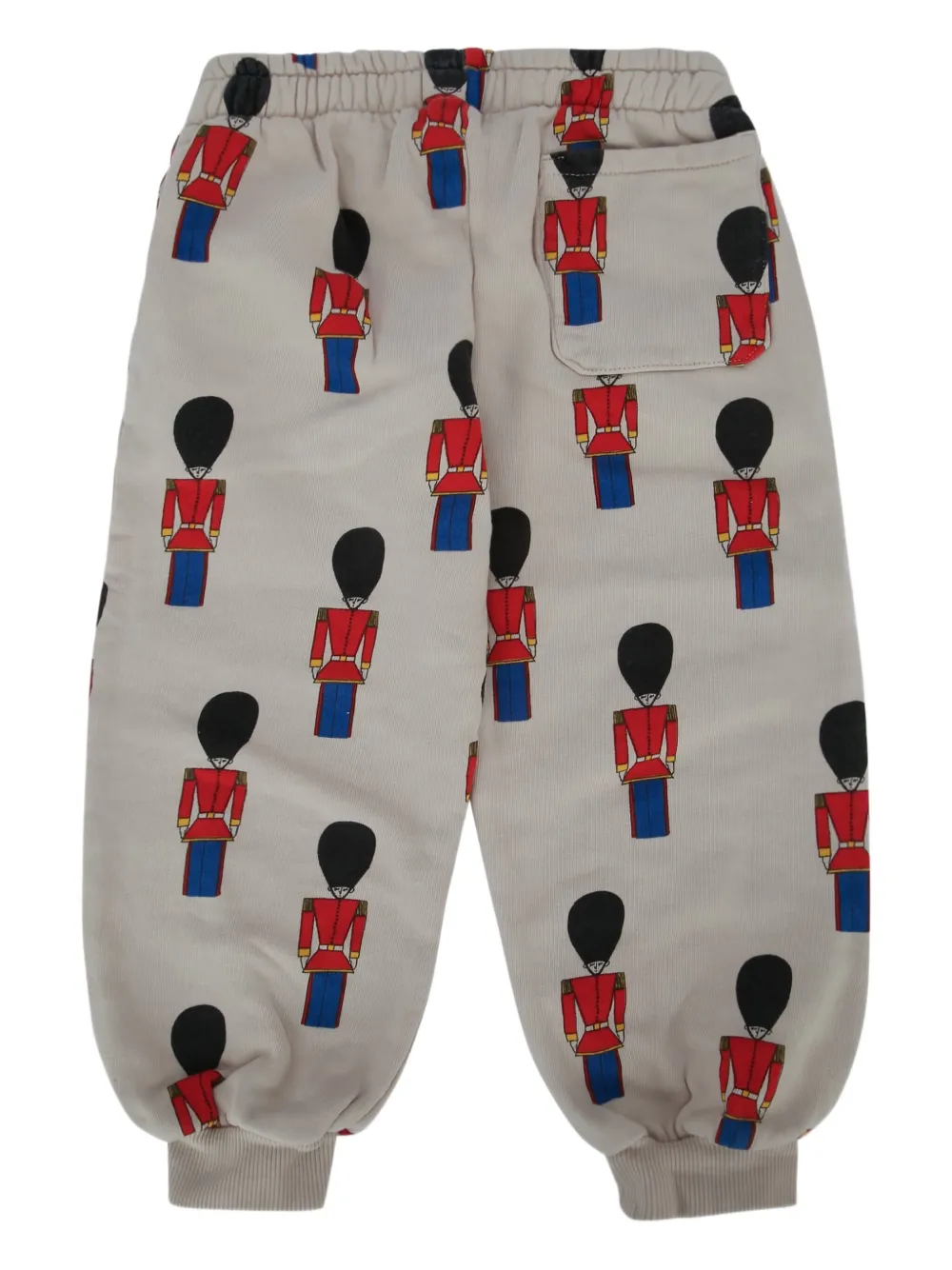 Bobo Choses soldier-print jogging pants Beige