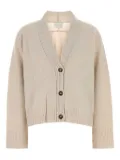 LouLou de Saison Kaia knitted button-up cardigan - Neutrals