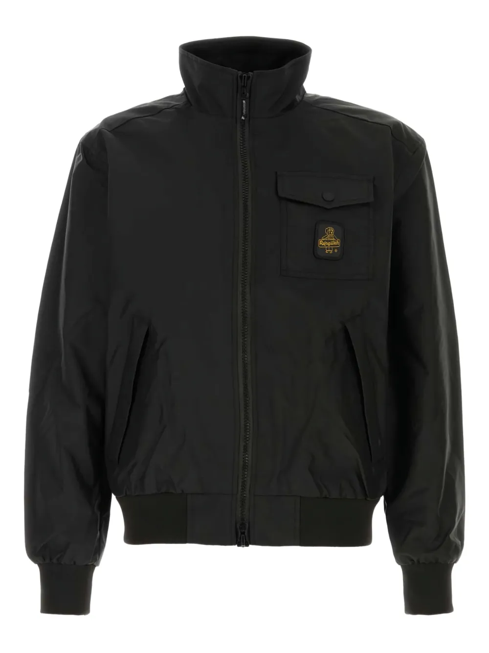 Refrigiwear logo-patch bomber jacket | Black | Image 1