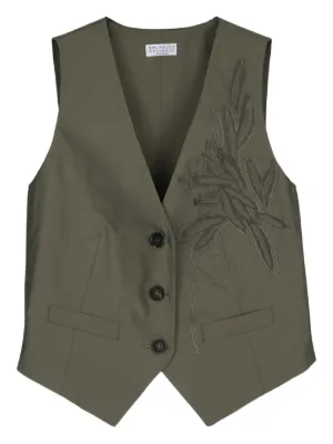 アウターその他 BRUNELLO CUCINELLI Woman Waistcoat Butter M0DVT2142 CDR24 BRUNELLO CUCINELLI: Coat woman - Butter | Brunello Cucinelli