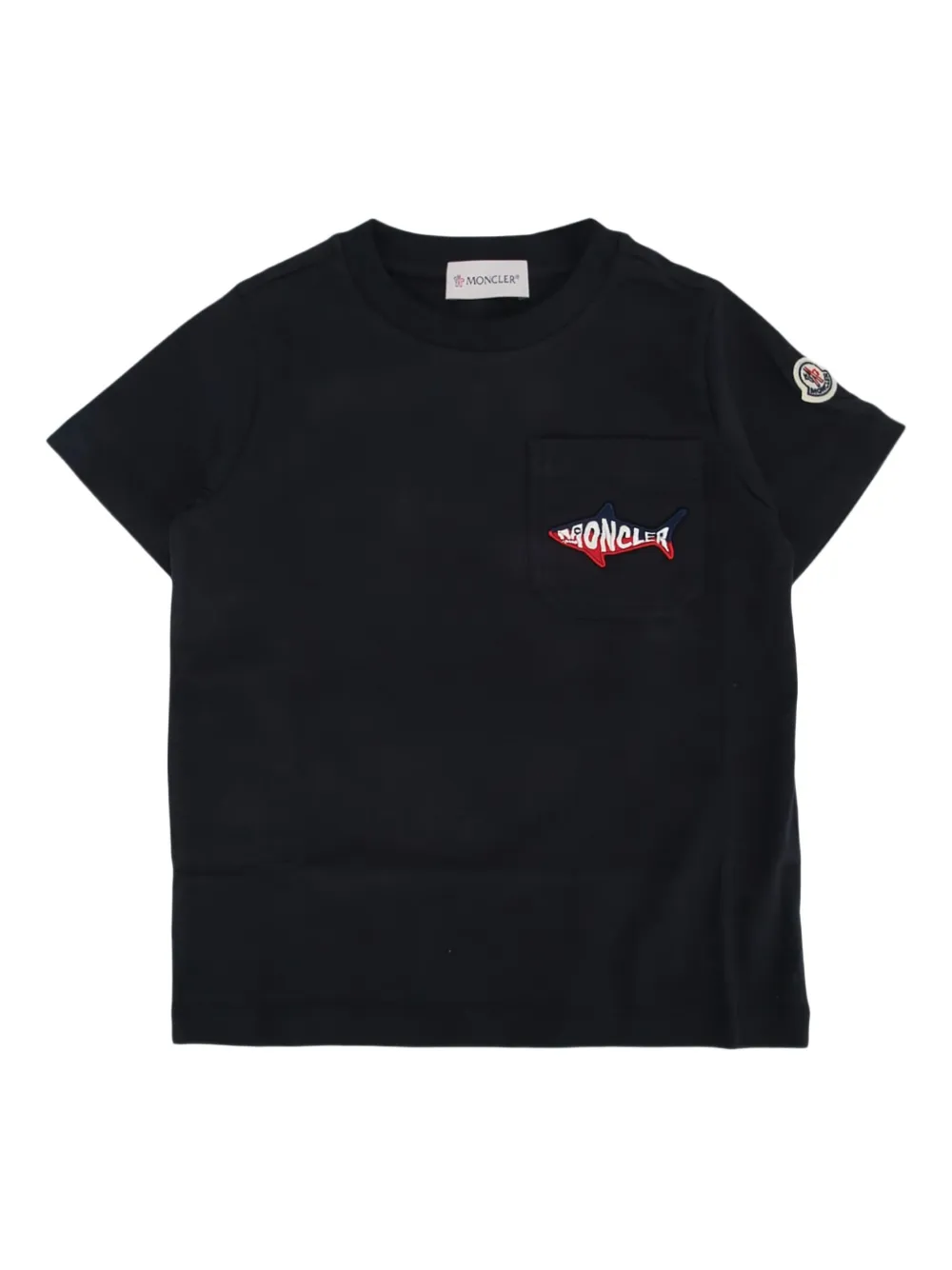 Moncler Enfant Squalo T-shirt Zwart