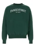 Family First crew-neck logo sweatshirt - Green