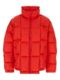 VETEMENTS quilted long-sleeves puffer jacket - Red