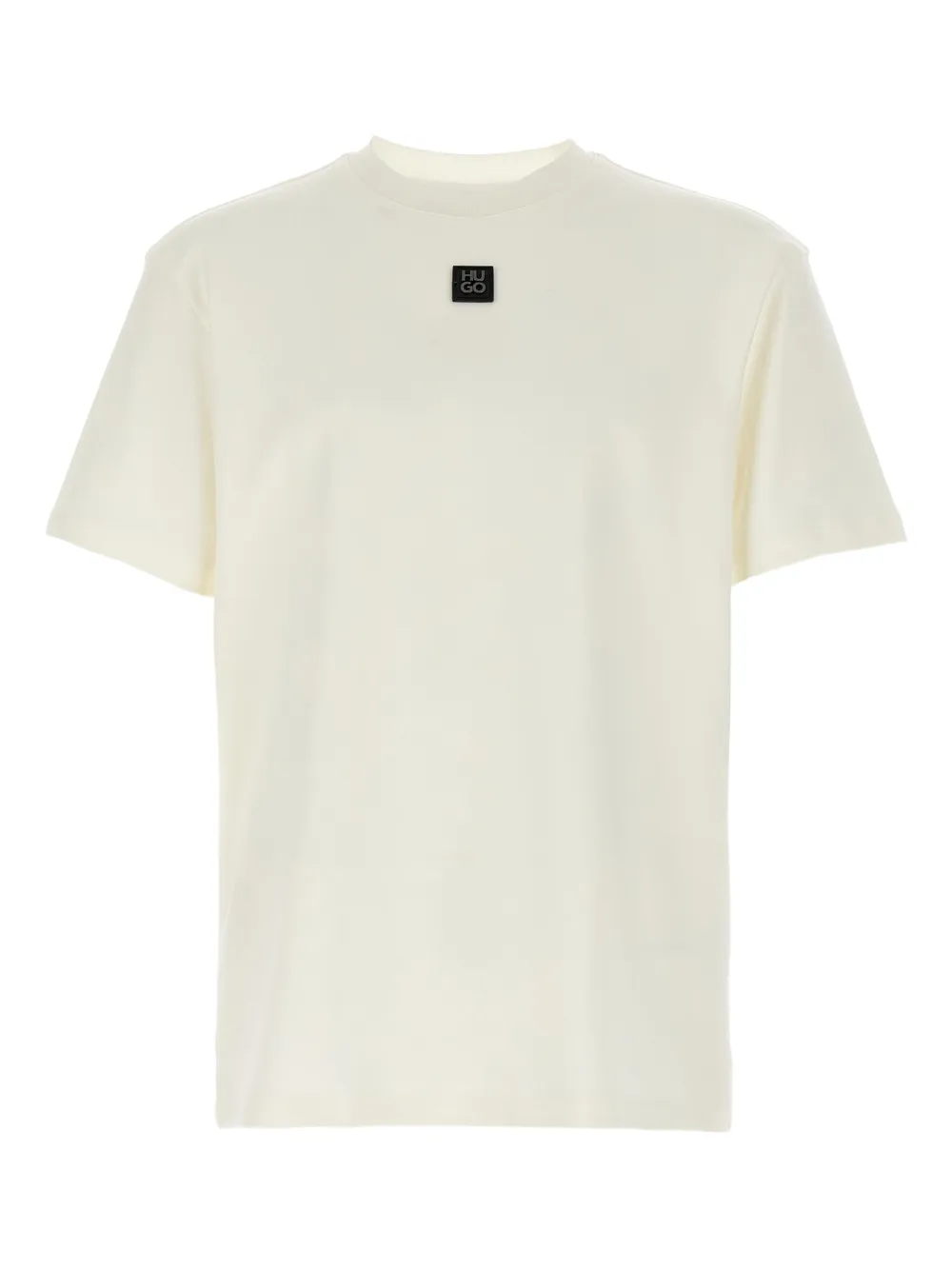 BOSS Dalile logo-patch T-shirt – White BOSS Dalile logo-patch T-shirt – White