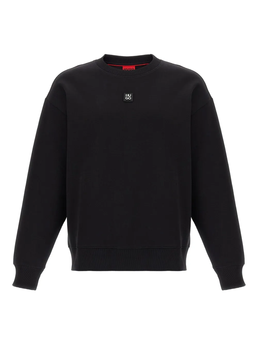 BOSS sudadera Detail con cuello redondo | negro | Image 1