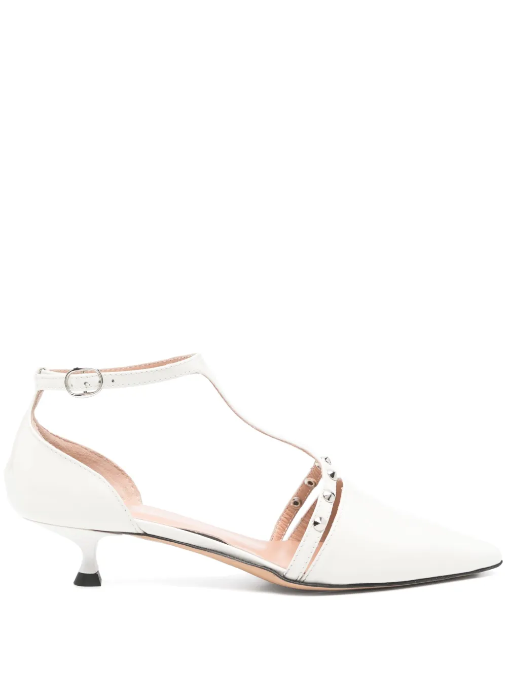 Marc Ellis 30mm leather pumps Wit