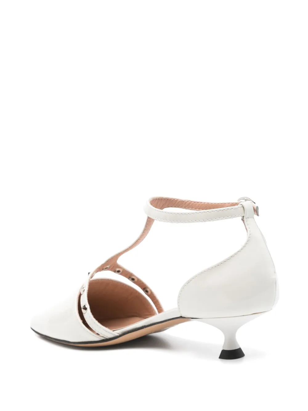 Marc Ellis 30mm leather pumps Wit