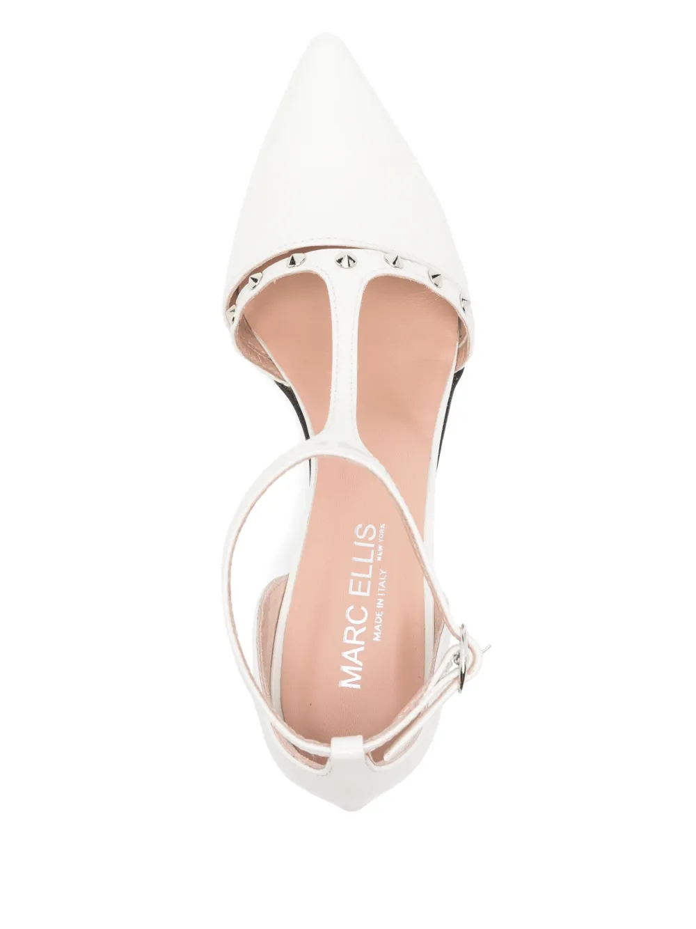 Marc Ellis 30mm leather pumps Wit