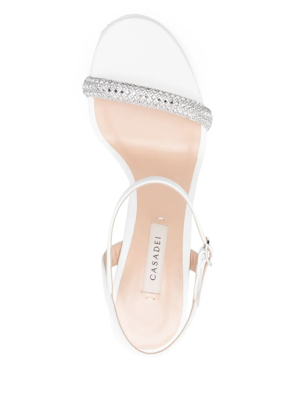 Casadei 120mm Marta sandals White