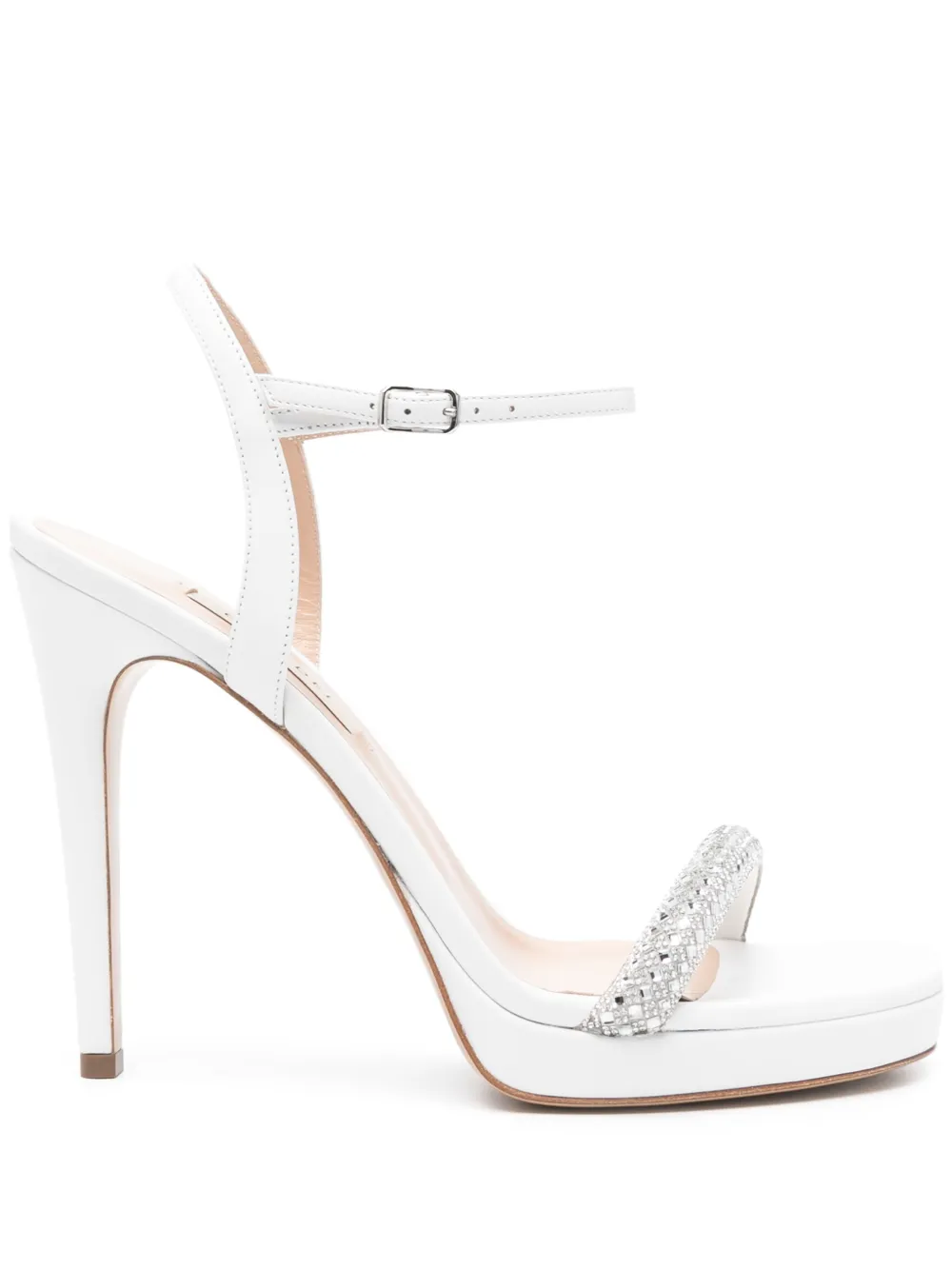 Casadei 120mm Marta sandals White
