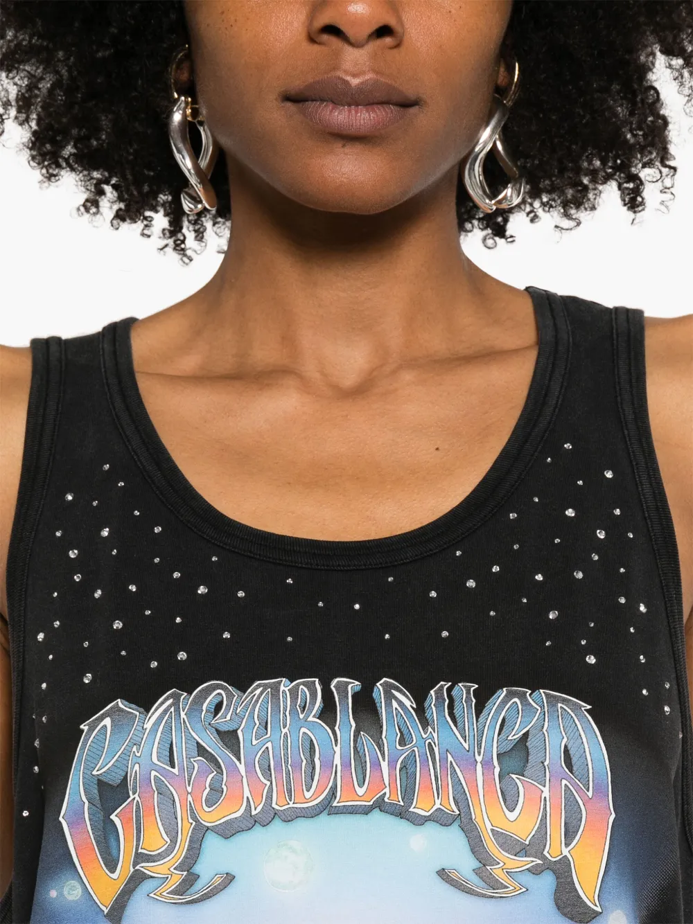 Casablanca La Prémonition tanktop Zwart