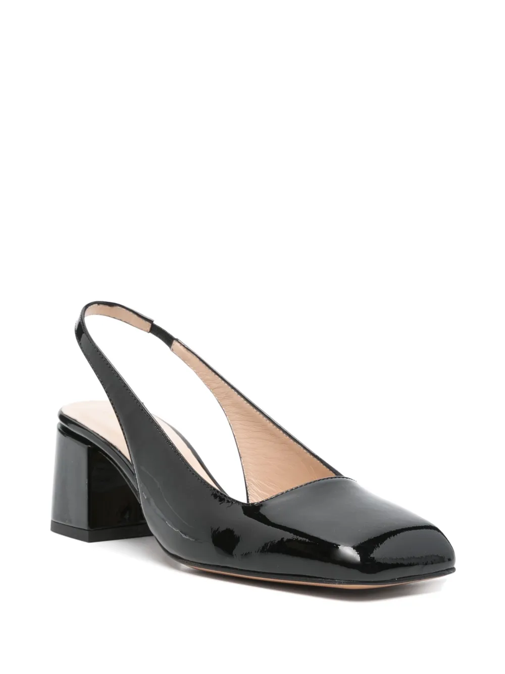 Anna F. patent-leather pumps - Zwart