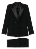 Tagliatore wool suit - Black