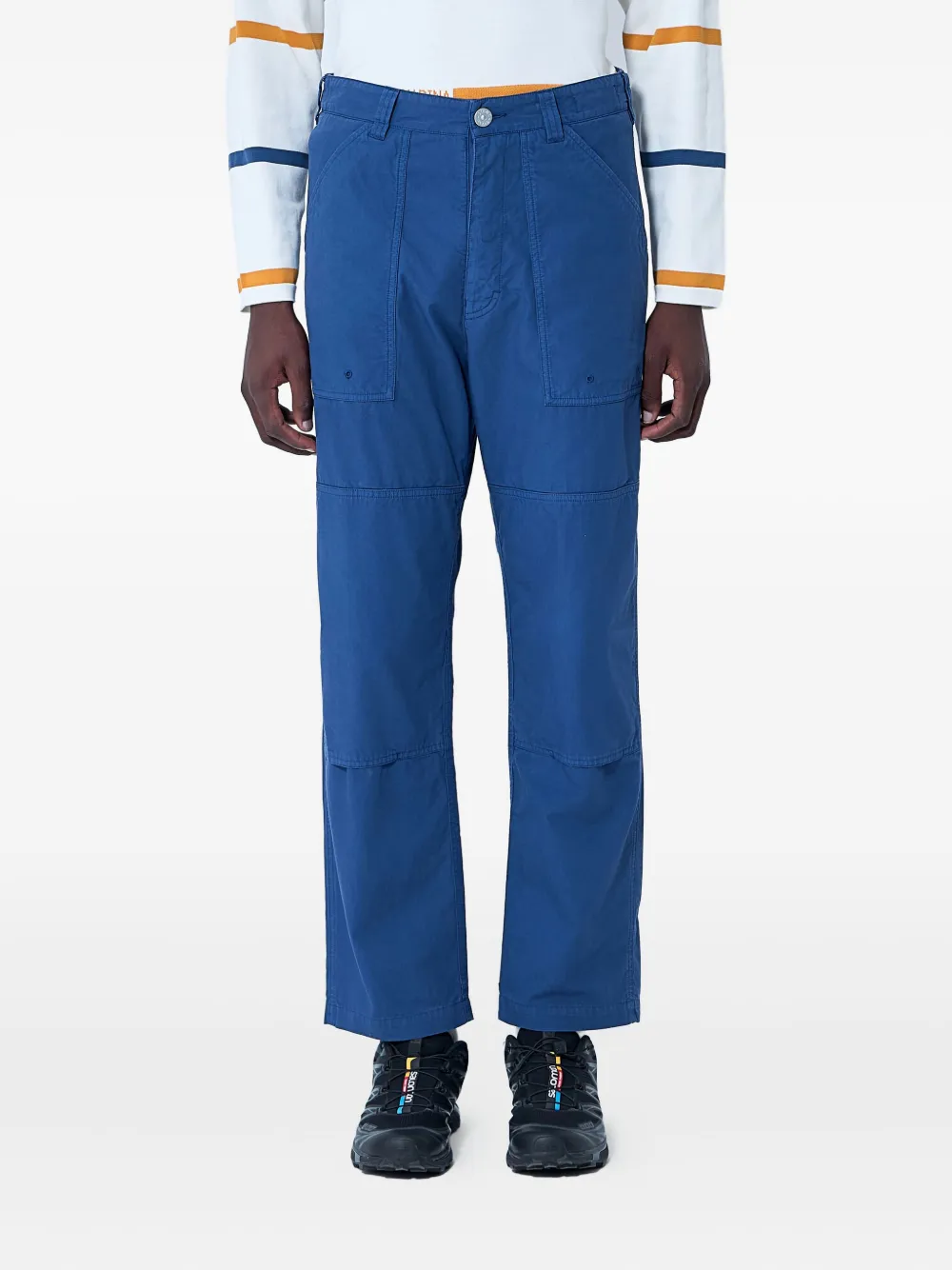 Stone Island multi-pocket chino trousers Blauw