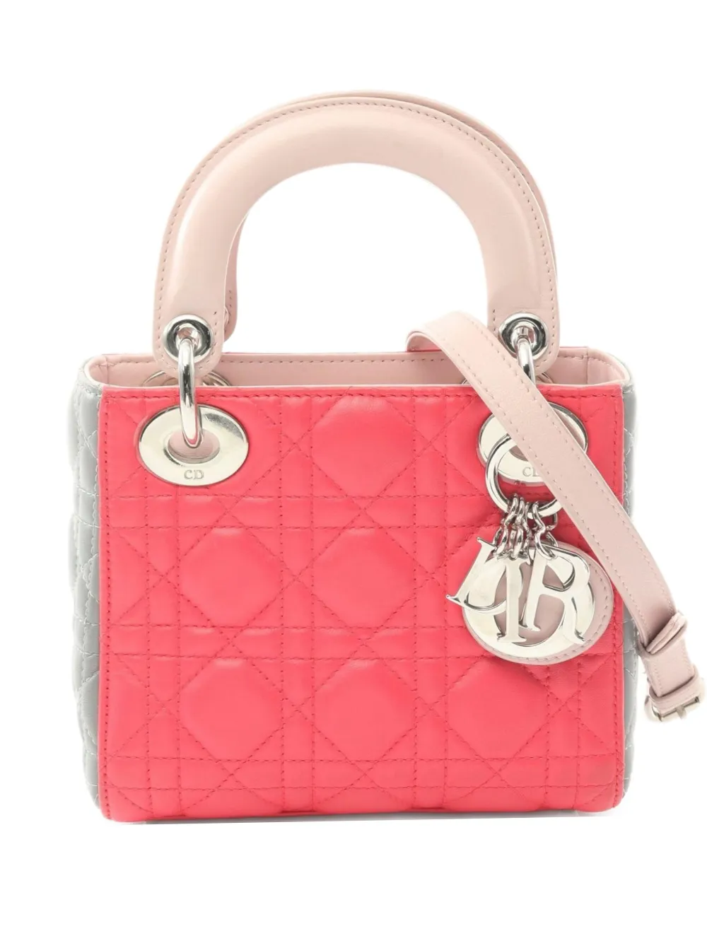 Christian Dior Pre-Owned 2000s レディ ディオール ハンドバッグ ミニ - ピンク Christian Dior Pre-Owned 2000s レディ ディオール ハンドバッグ ミニ - ピンク