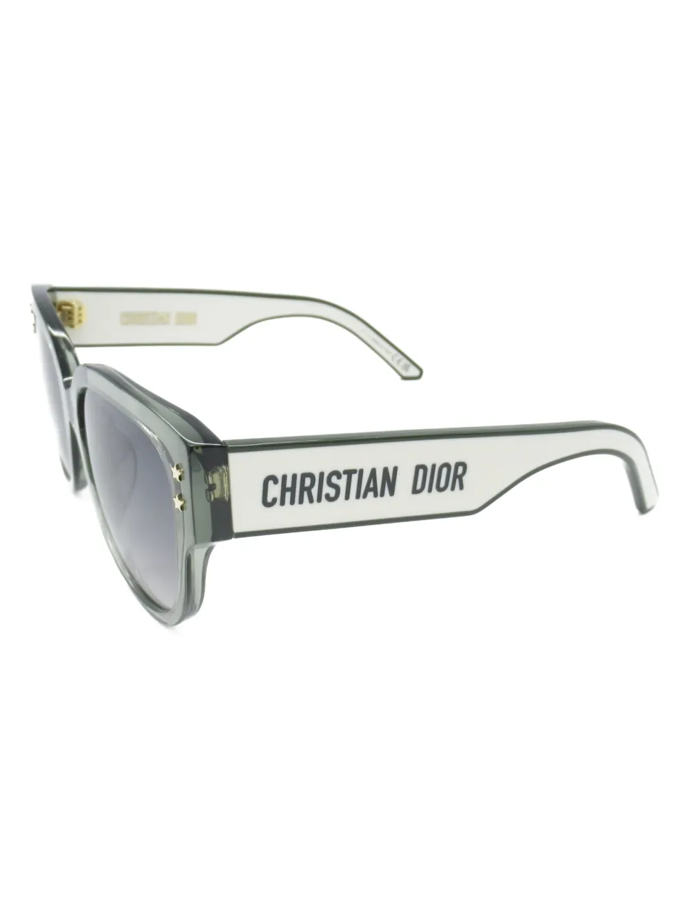 Christian Dior Pre-Owned 2020s Pacific geometric-frame sunglasses | Men | Image 2