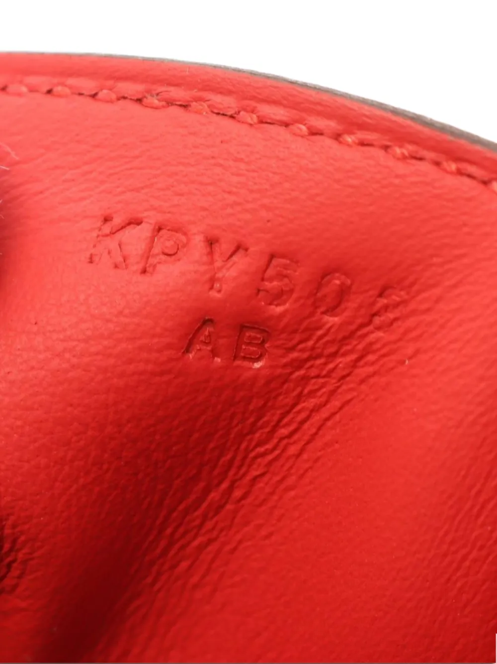 HERMES Pre-owned 2025 Mini Lindy Shoulder Bag In Red