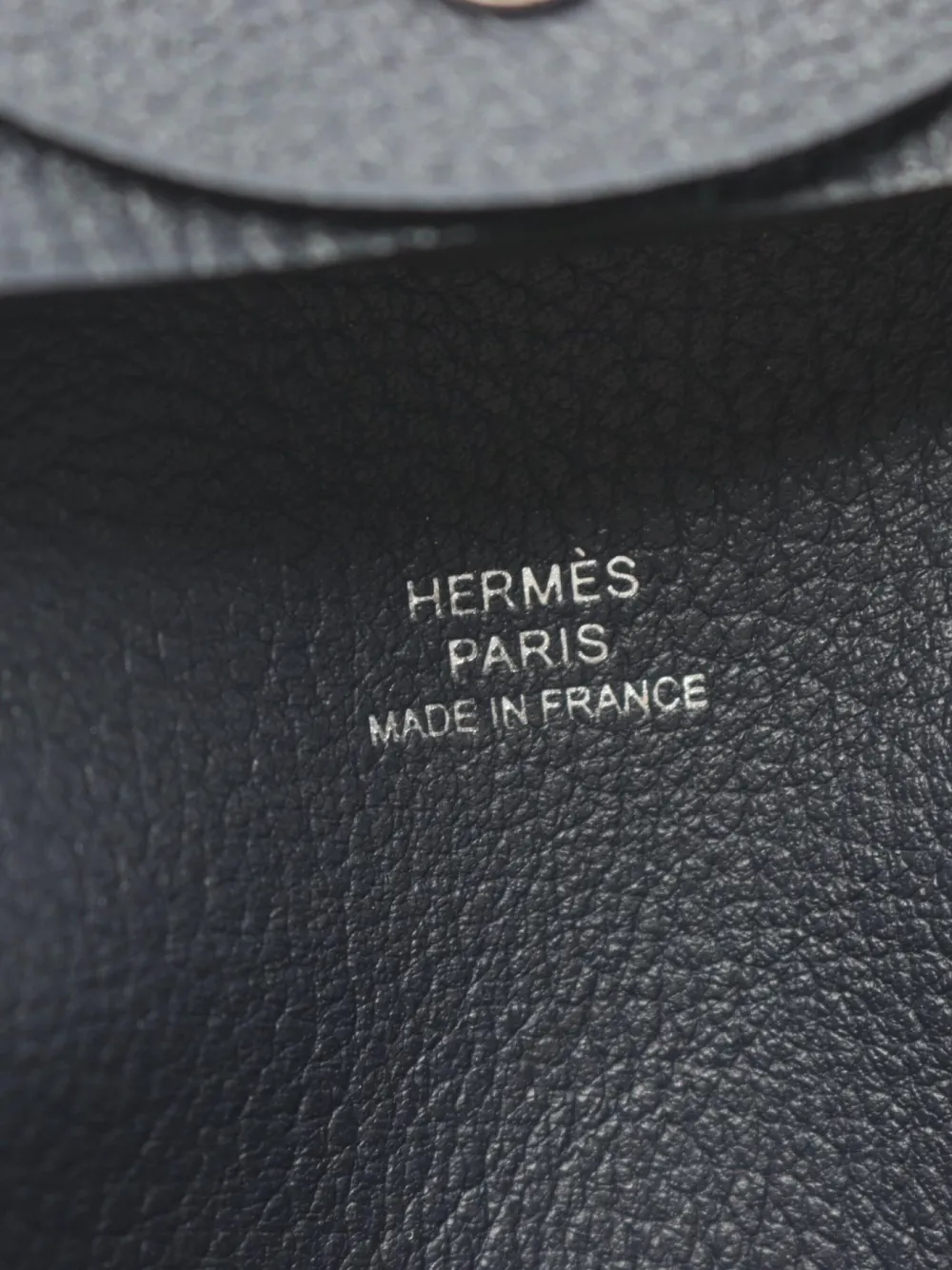 Pre-owned Hermes 2023 Bastia Bleu Nui Coin Purse In Blue