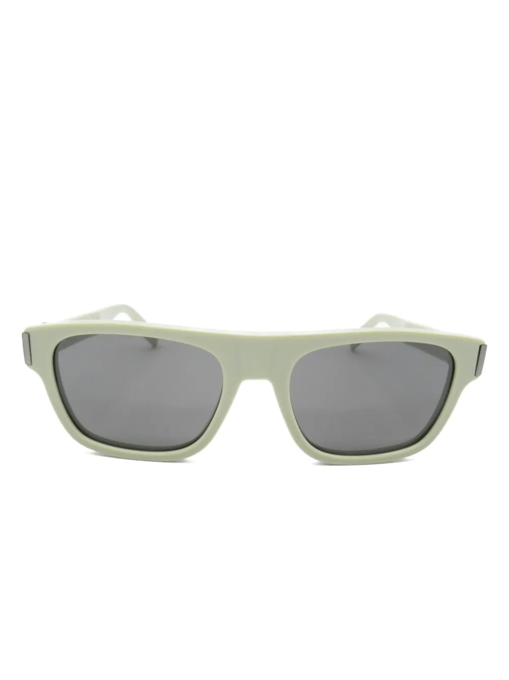 Christian Dior Pre-Owned 2020s CDロゴ サングラス - グリーン Christian Dior Pre-Owned 2020s CDロゴ サングラス - グリーン