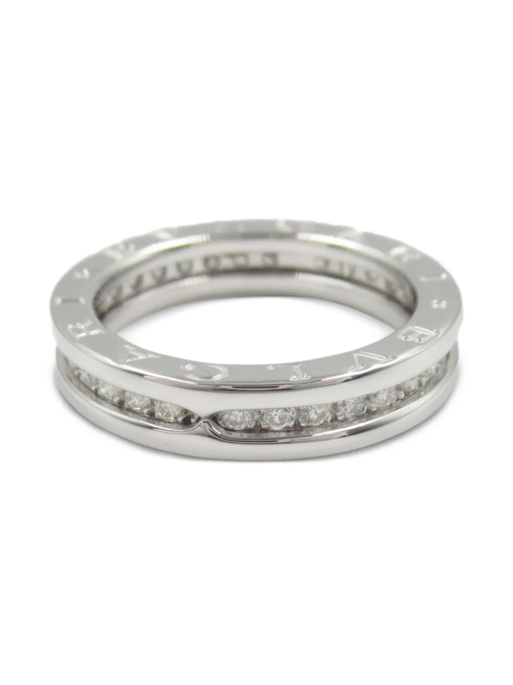 Bvlgari Pre-Owned anillo B.zero1 en oro blanco de 18kt 2010 | Image 2